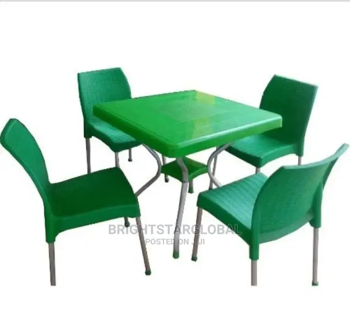 Plastic Chair and Table