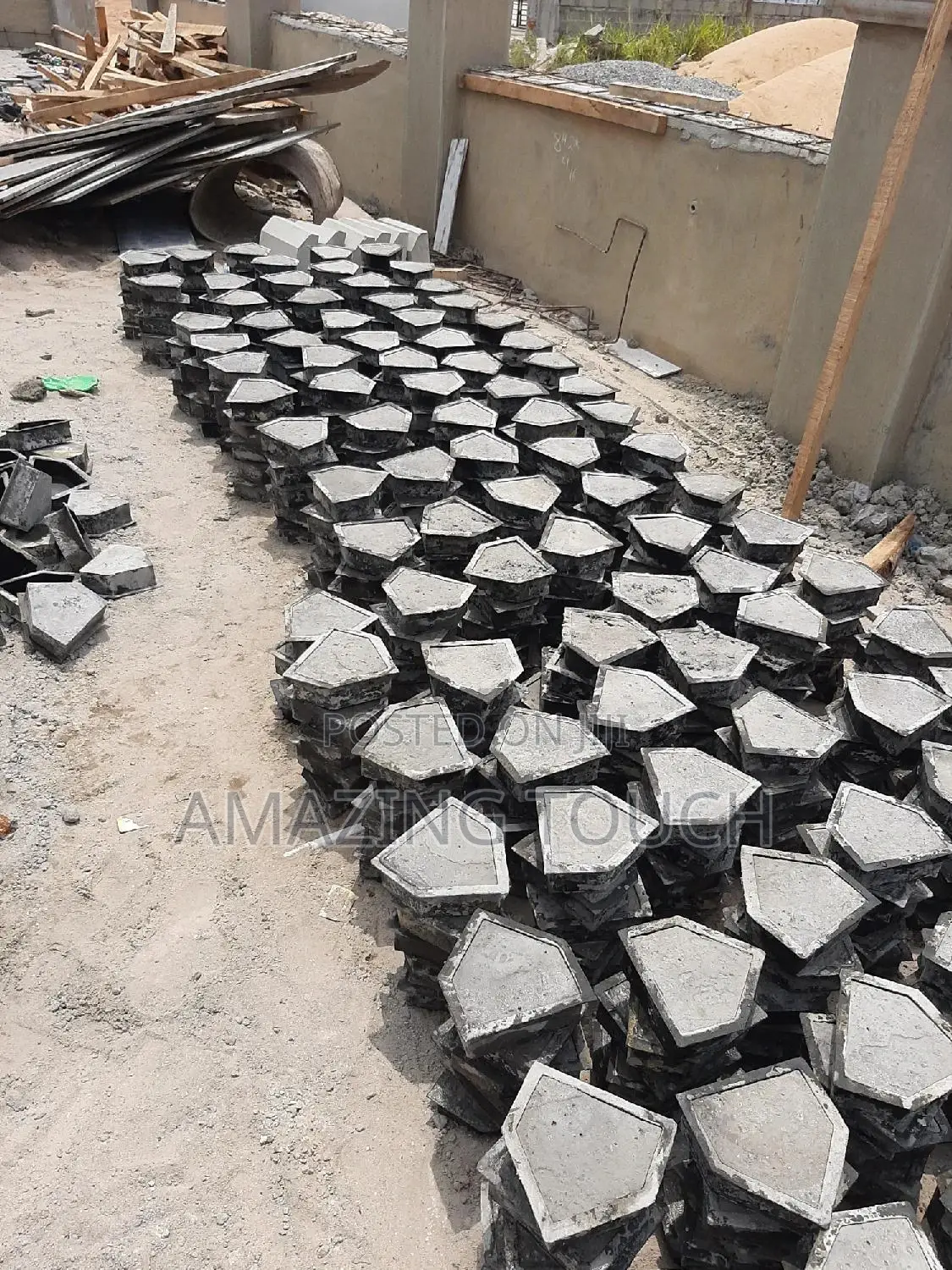 Stamped Concretes Floor Interlock Floor