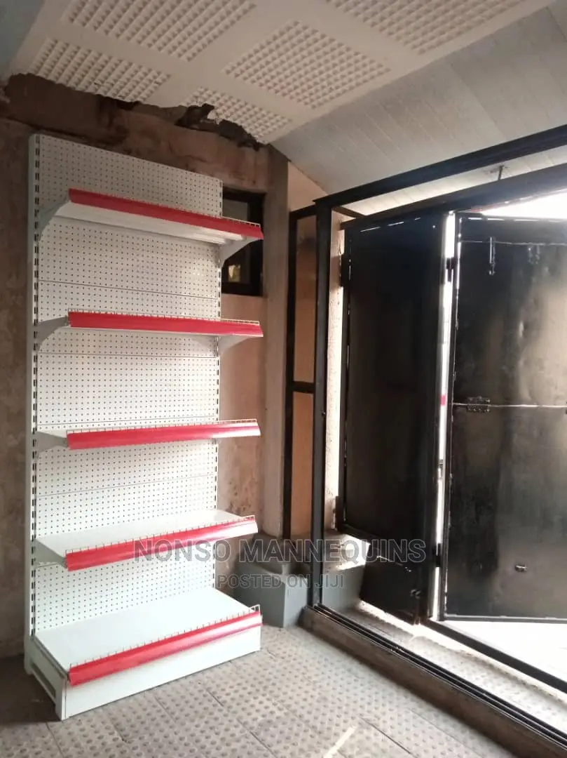 Single Sided Gondola Shelves