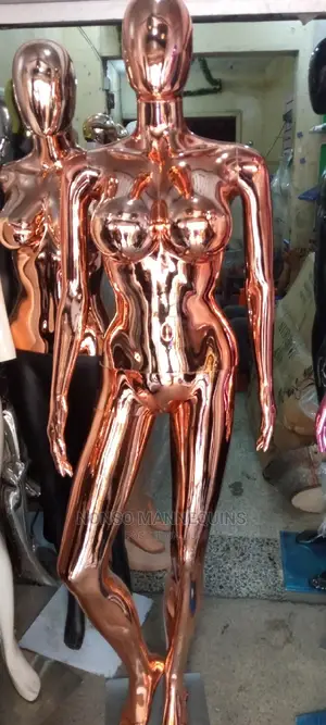 Big Breast Rose Gold Female Faceless Mannequins