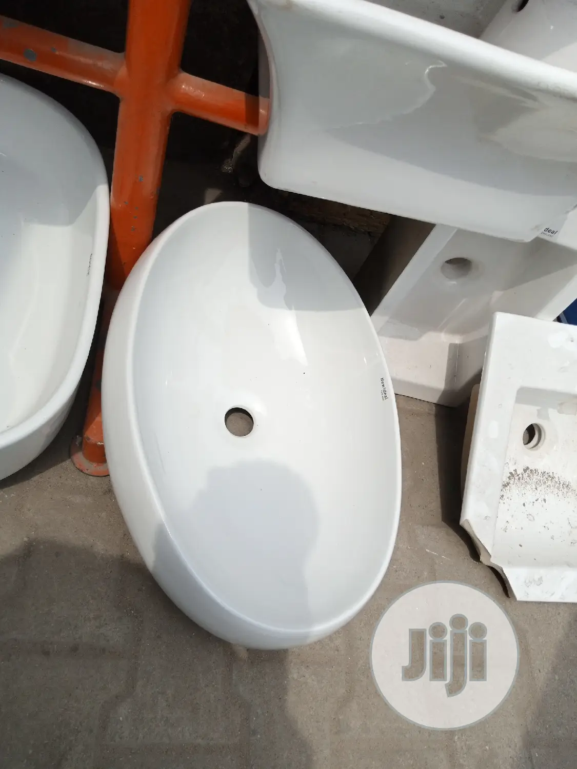 Egg Shape Cabinet Basin