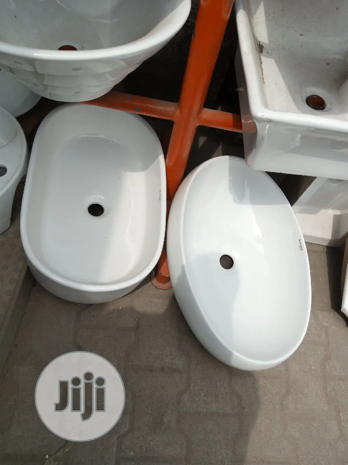 Egg Shape Cabinet Basin