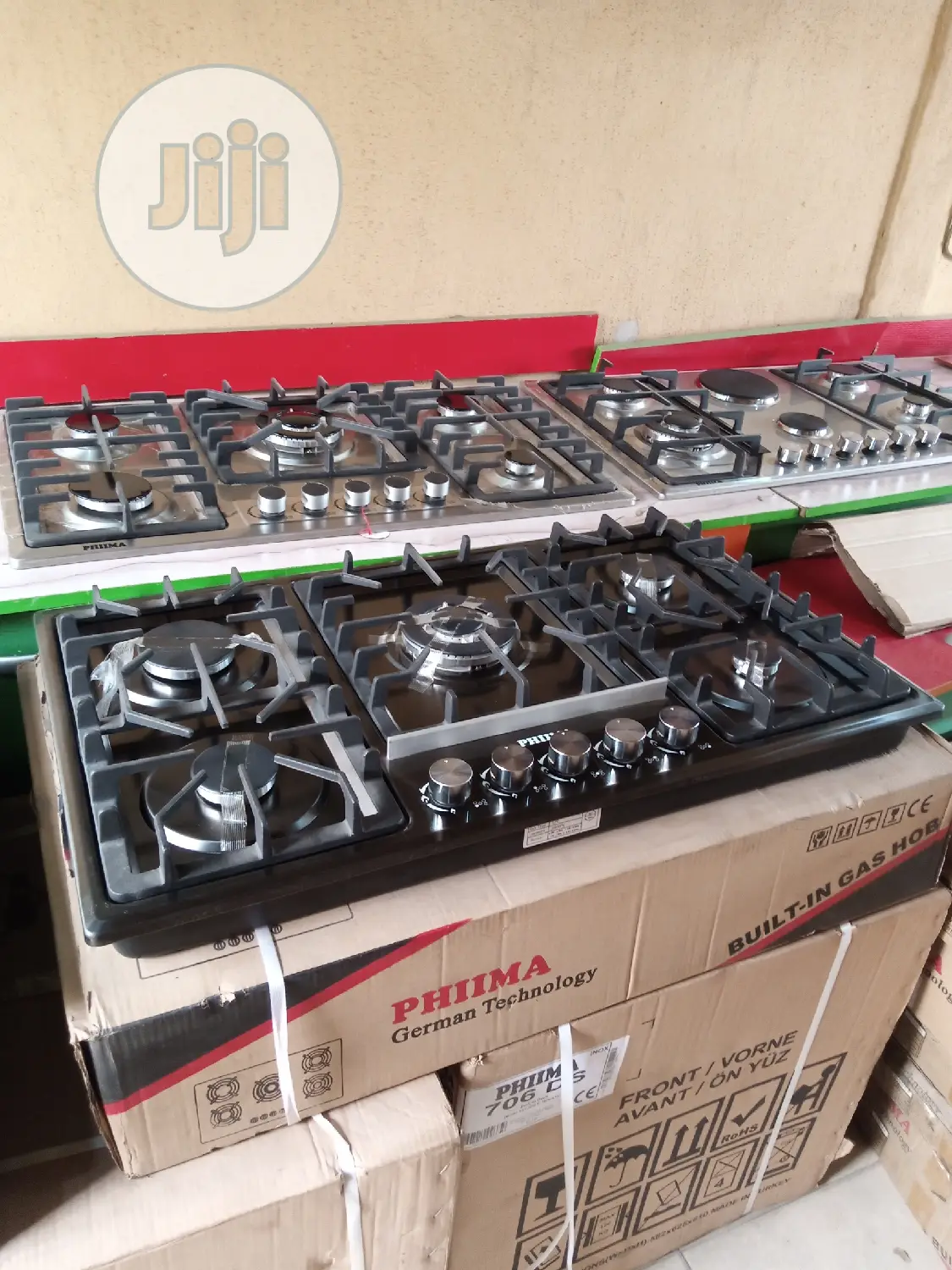 5 Gas Burner Stainless Top Phiima Product