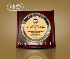 Award Plaque Dealers in Lagos Nigeria