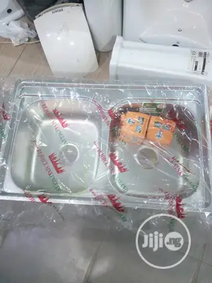3" Double Bow Kitchen Sink