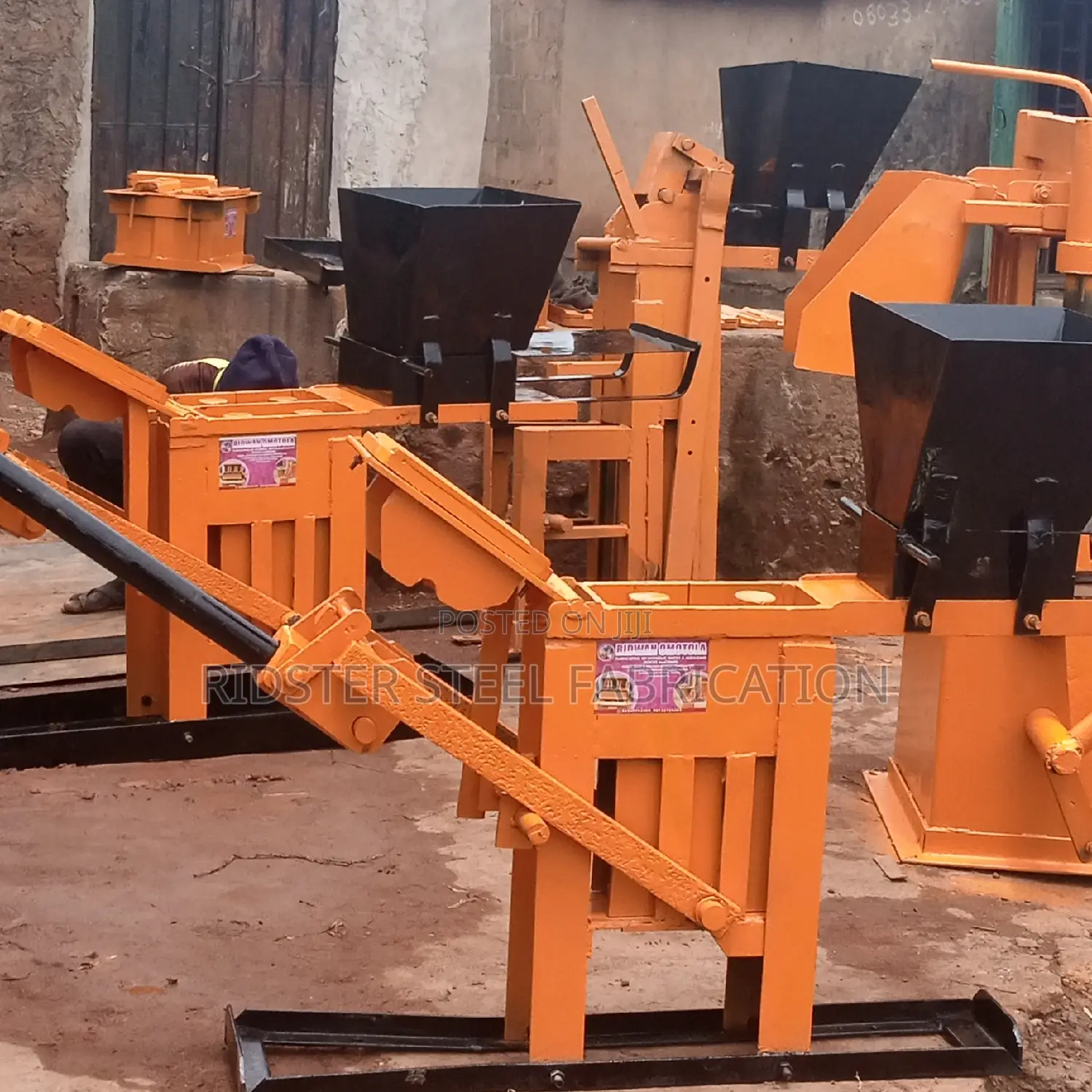 Hydraulic Bricks Machine Manual and Electric