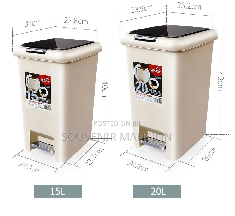 Plastic Pedal Bin ( All Size Available )