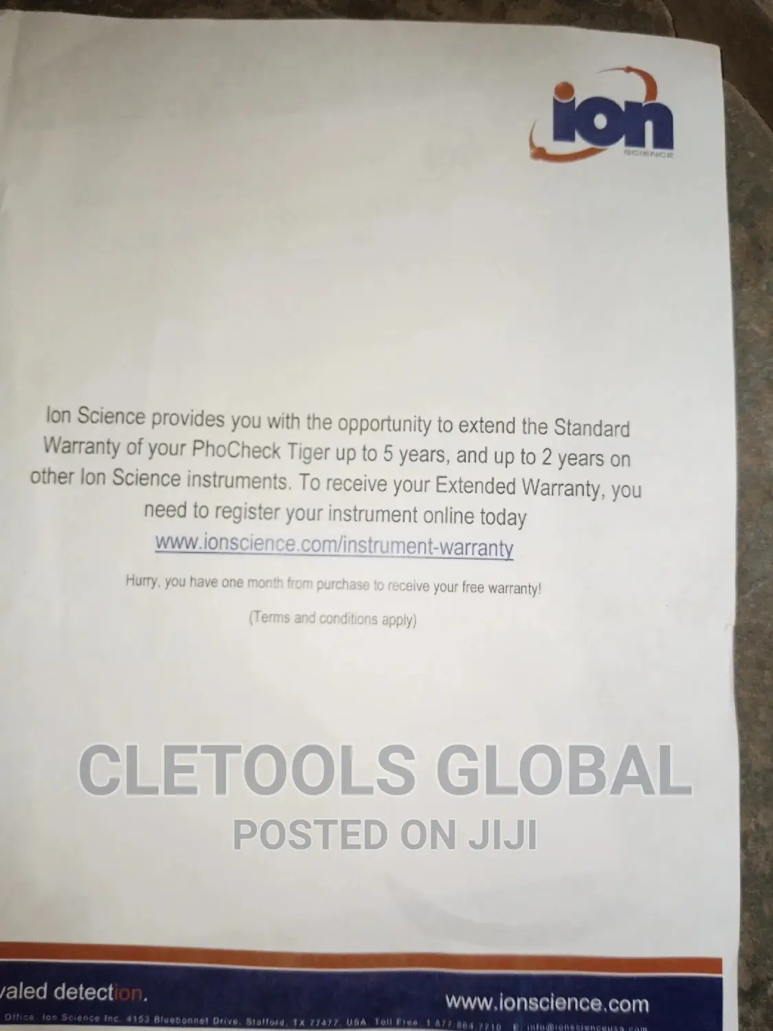 Gas Detector Ion