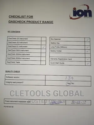 Gas Detector Ion