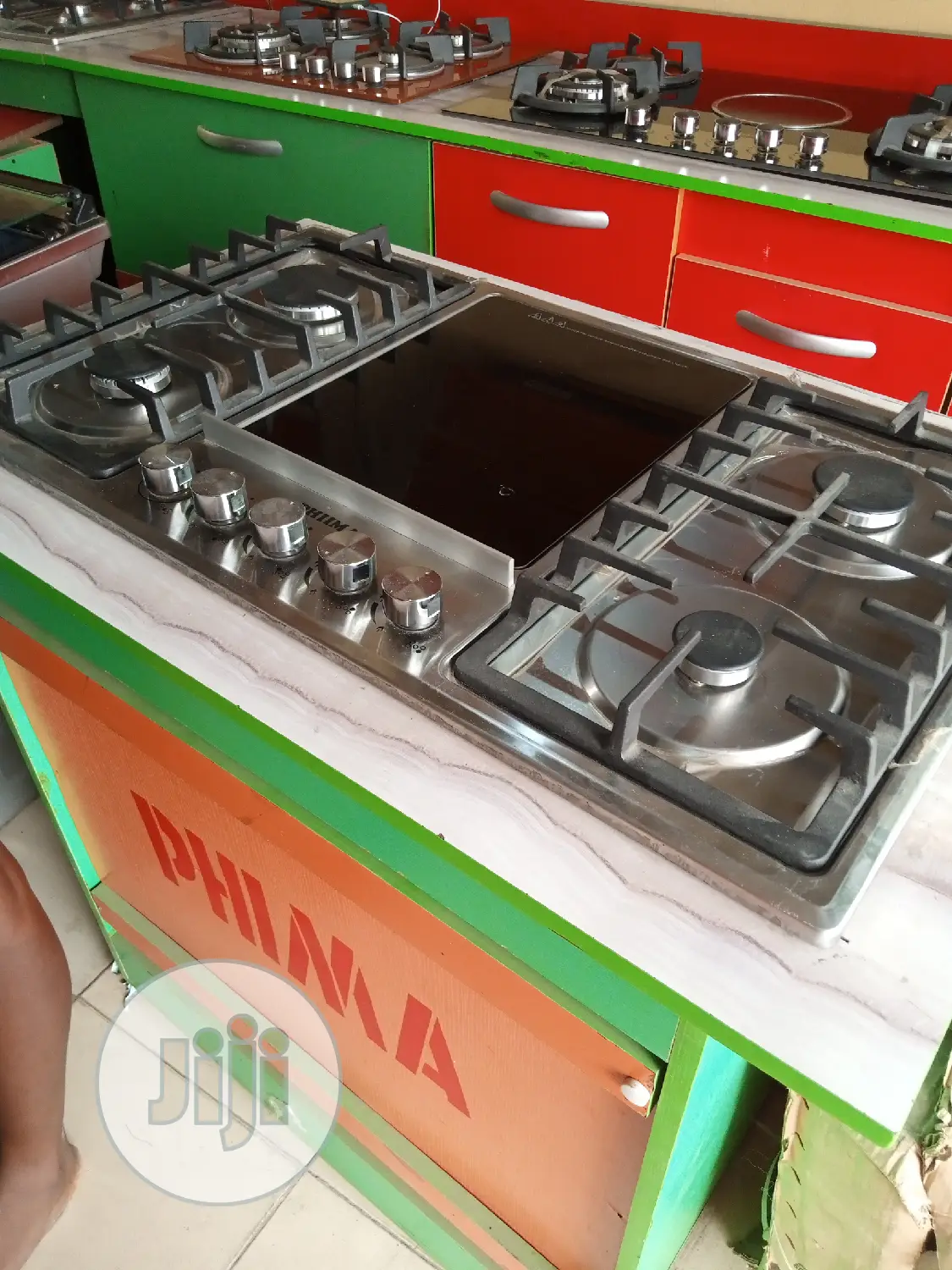 4 Gas 1 Electric Burner Phiima Product