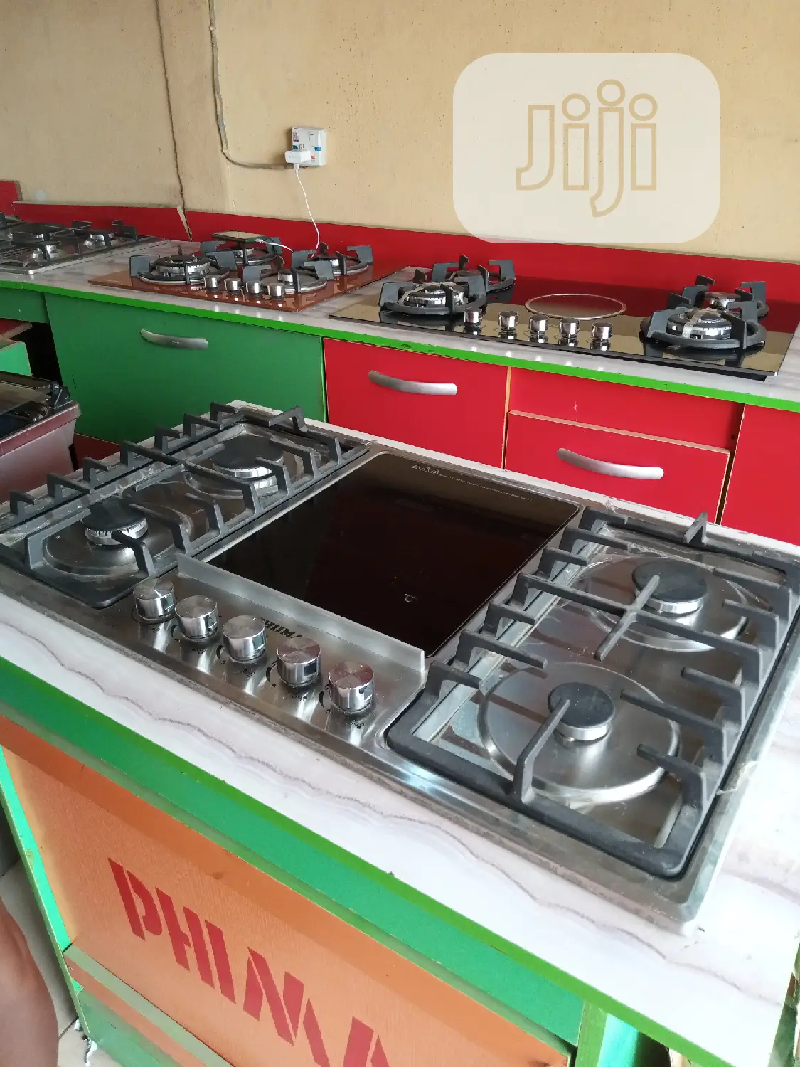 4 Gas 1 Electric Burner Phiima Product