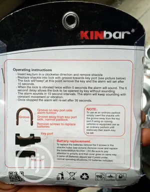 Alarm Key Padlock