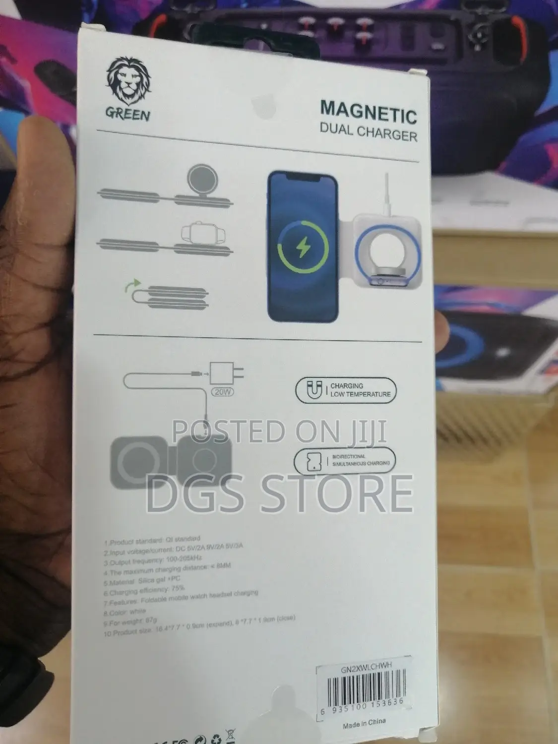 Green Magsafe Deux Charger