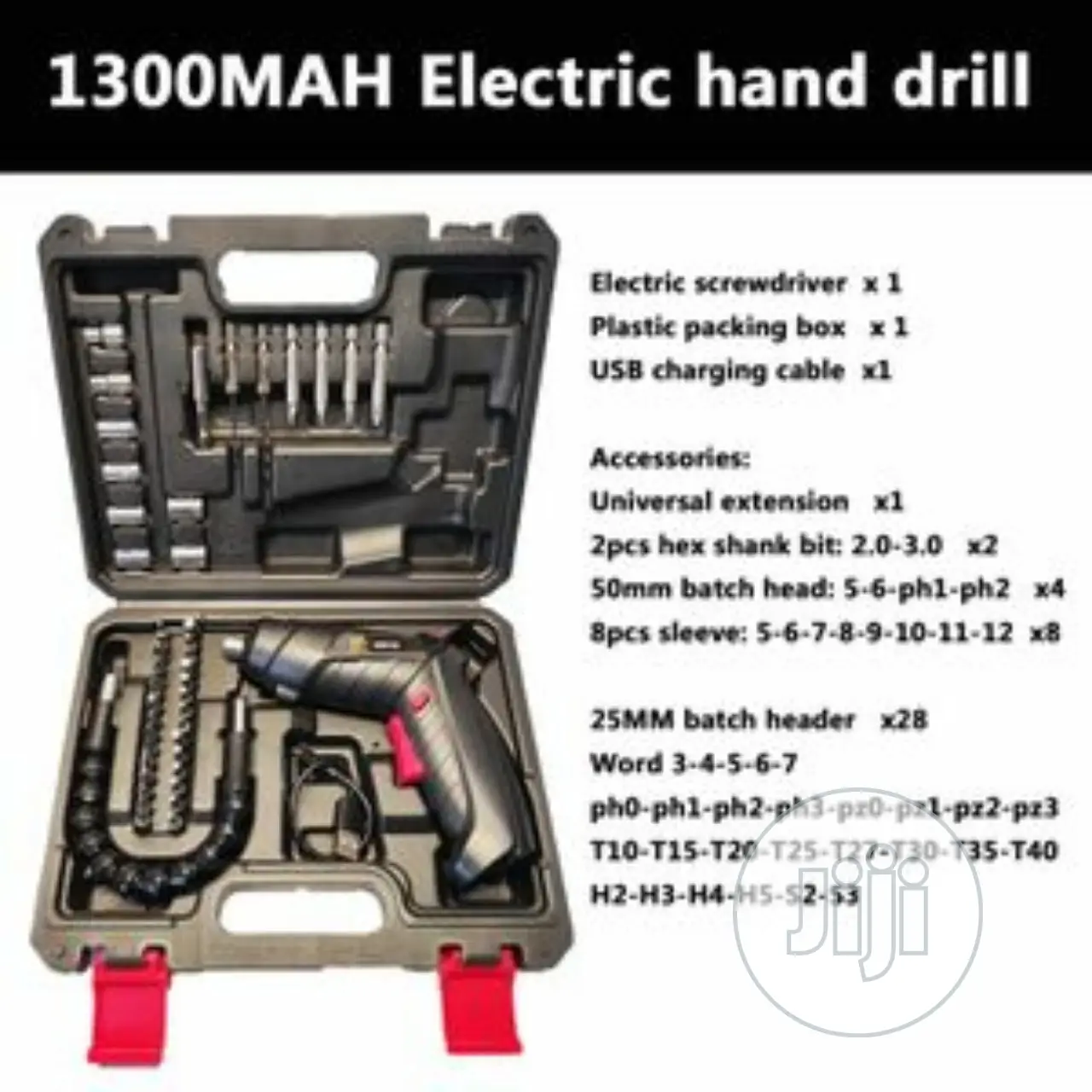 45pcs Cordless Screw Driver Set