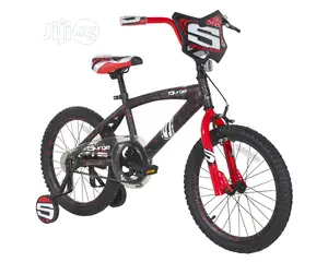 Dynacraft 18" Boys' Surge BMX Bike, Black/Red