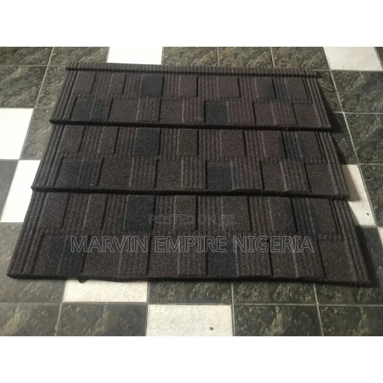 Shingle Brown - Black Roofing Sheet Material