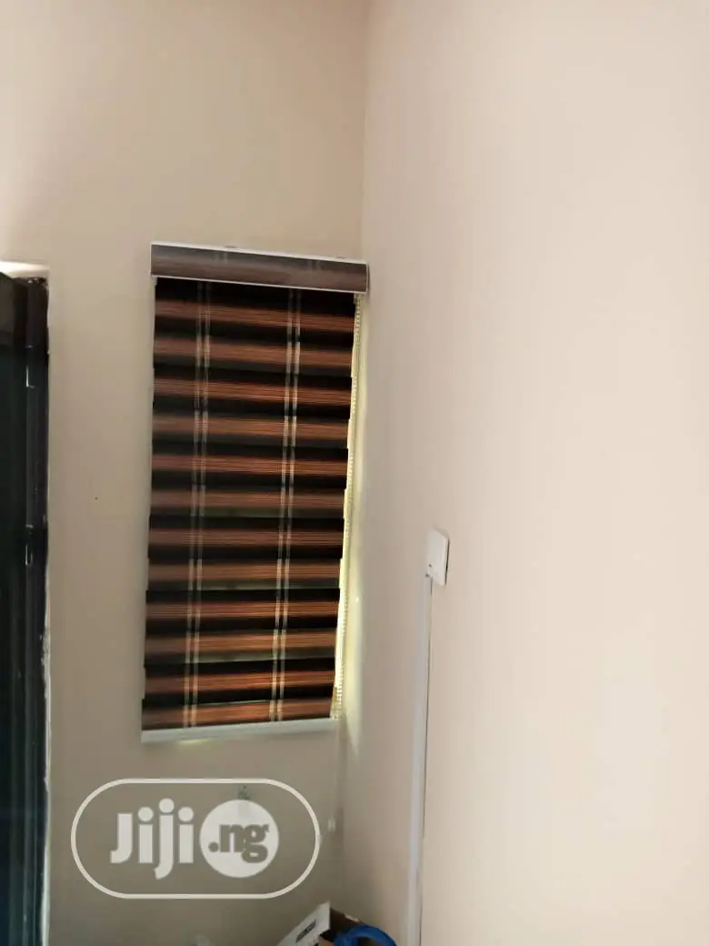 Day and Night Window Blind Brown