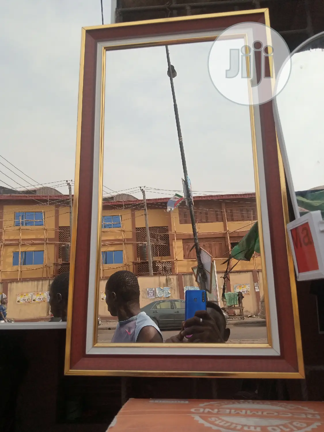 Brown Frame Mirror LG14