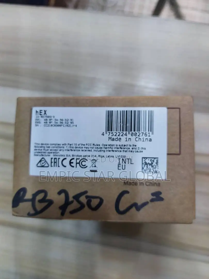 Mikrotik Router Rb750r2