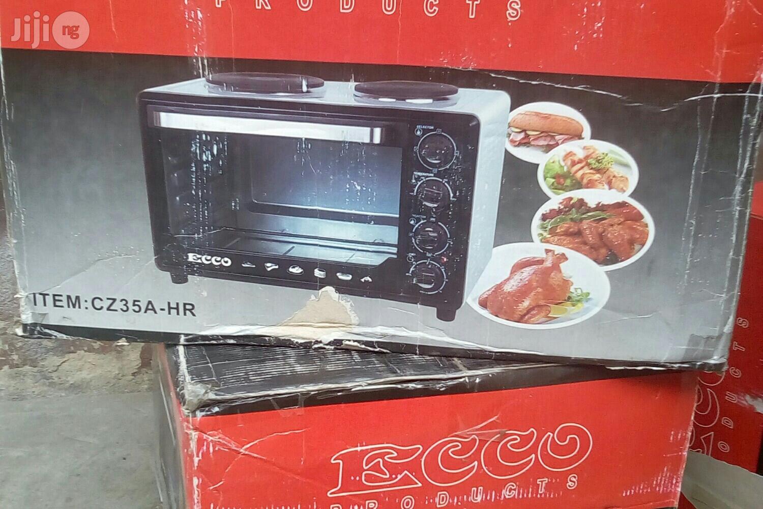 Microwave Oven With Two Hot Plate on Top