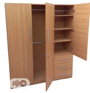 Elegant 3 Doors Standard Wardrobe - (Delivery Only in Lagos)
