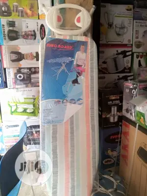 Ironing Board With Iron Space.