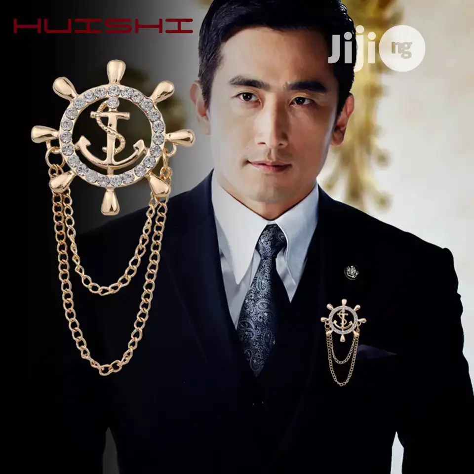 Quay and Anchor BROOCH