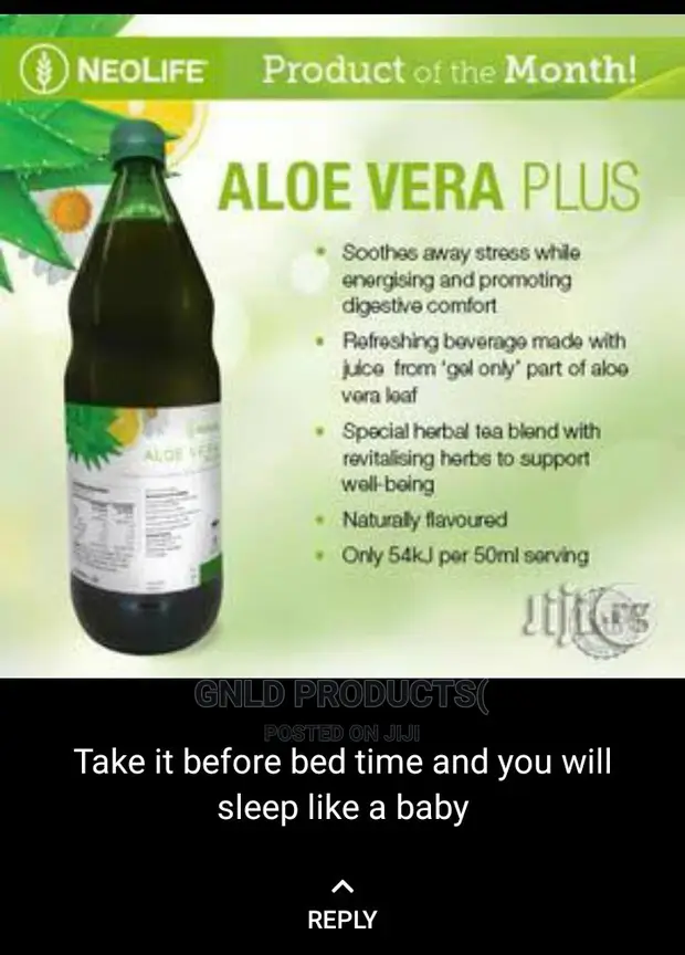 Aloe Vera PLUS for sale - GNLD products( SUPPLEMENTS)  Price:  11,000 on  Jiji.ng [Kosofe]