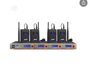 Professional 4in1 Lapel Wireless Digital Microphone System