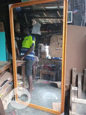 3ft by 6ft Frame Wooden Mirror