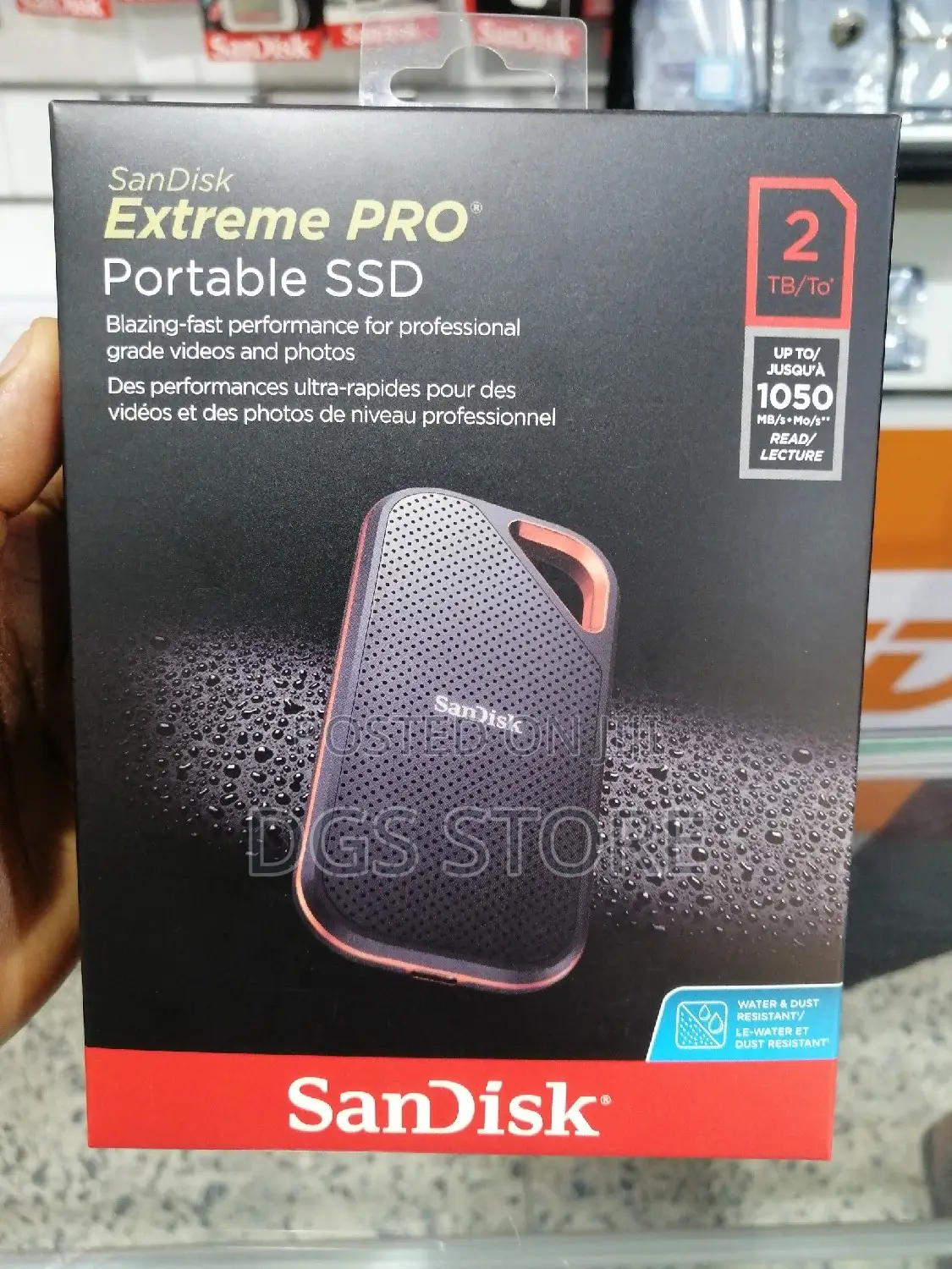 Sandisk Extreme Pro SSD 2tb 1050mbs