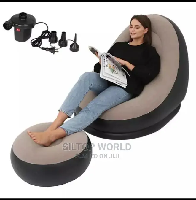 Inflatable Chair With Footrest