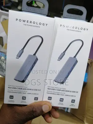 Powerology Usb C 4in1 With Usb +Hdmi