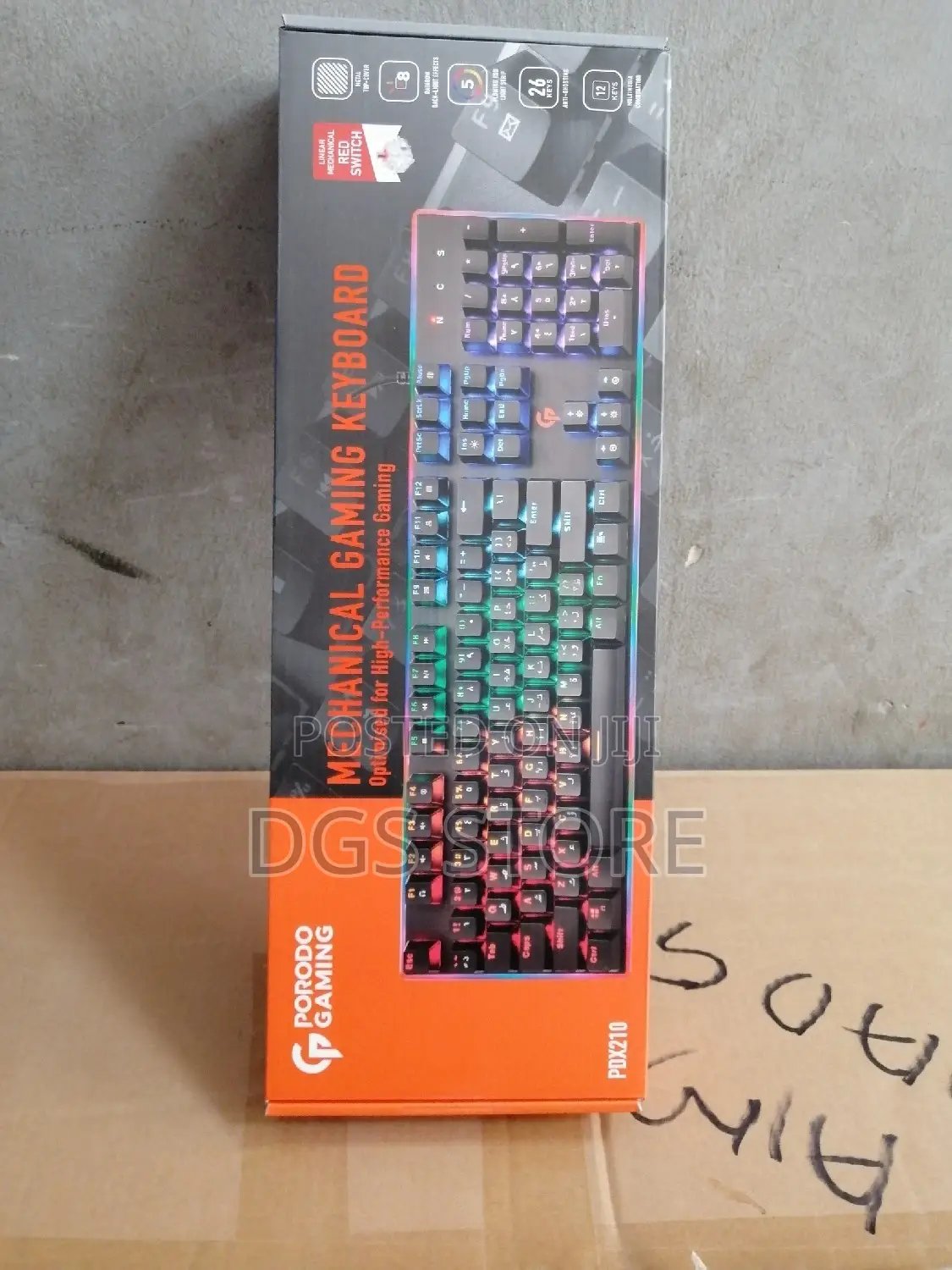 Porodo Mechanical Gaming Keyboard Wired