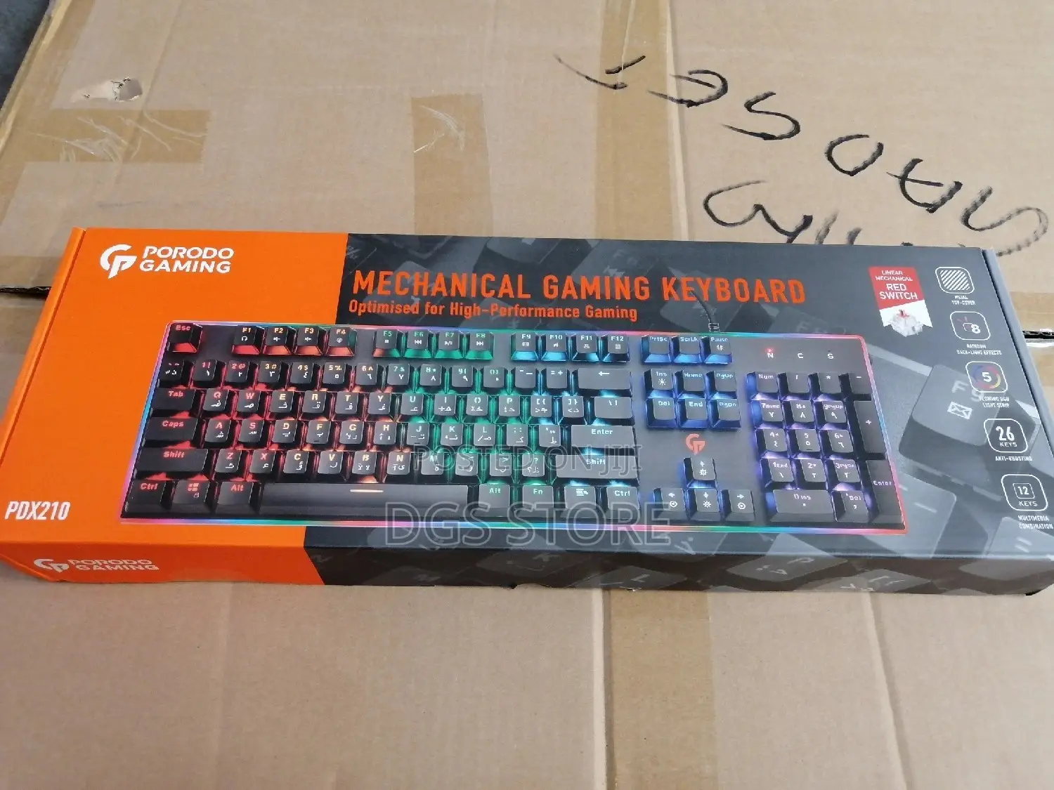 Porodo Mechanical Gaming Keyboard Wired