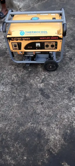Fairly Used 3.75kva Thermocool Hustler 3500es Gen +D Receipt