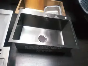 Black Colour Hand Made Kitchen Sink