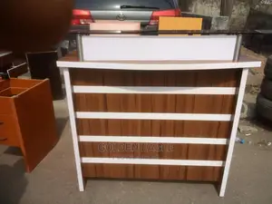 120cm Wooden Reception Table