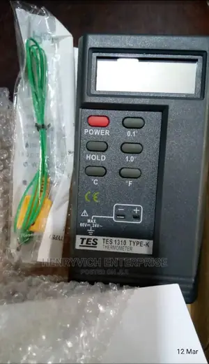 TES Type K Thermometer.