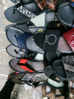 Men's Pams , Leather Slippers, Slip Ons