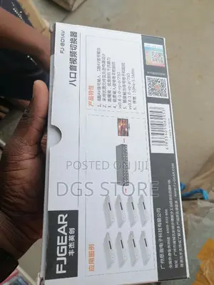 8 Port Video Audio Switch
