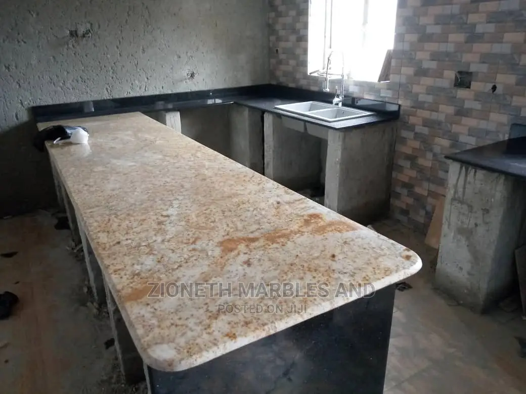 Italian Colonial Gold Marble Slab