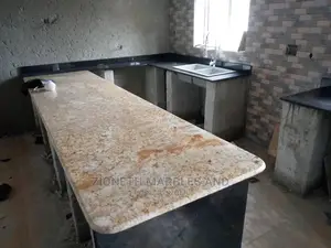 Italian Colonial Gold Marble Slab