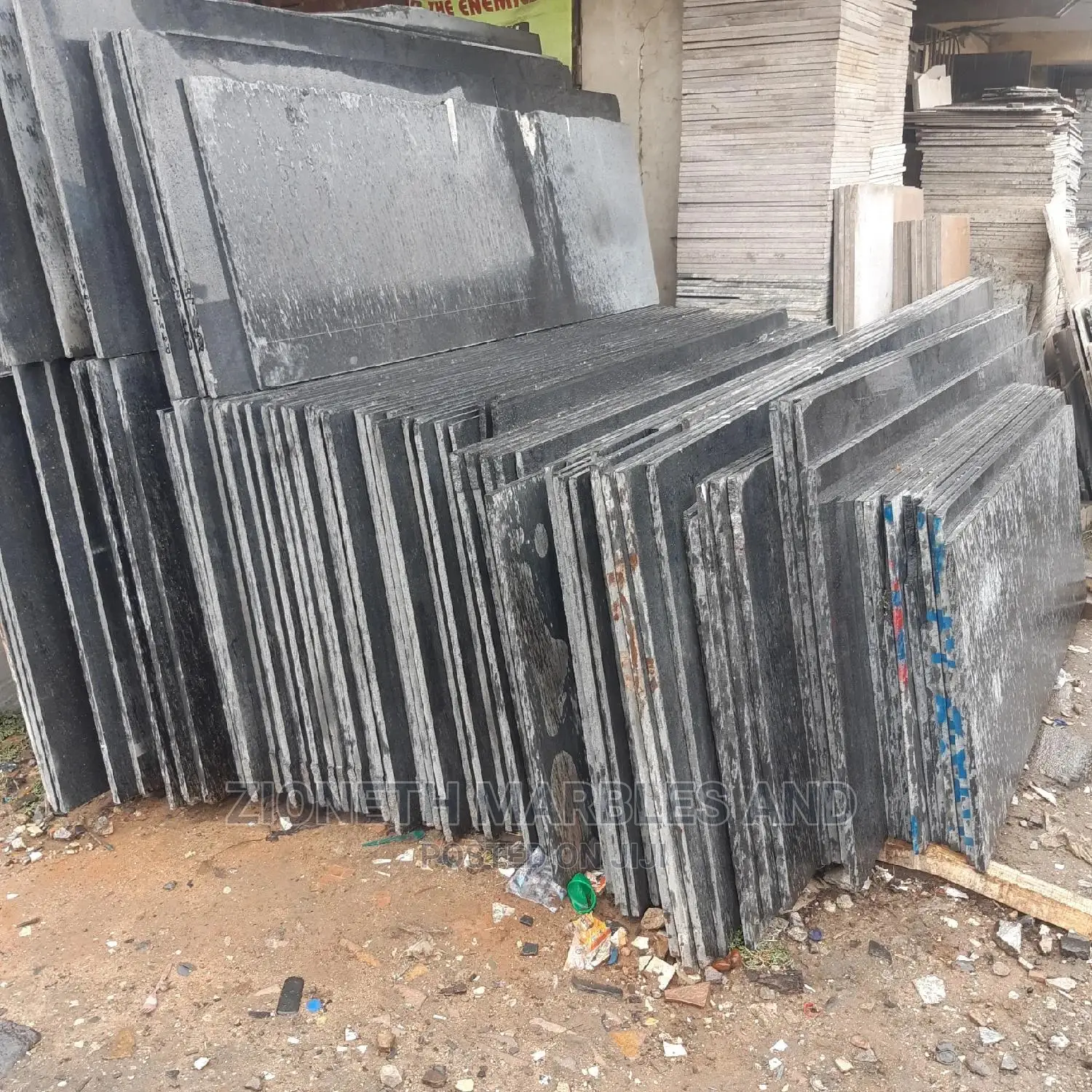Quality Black Galazy Marble/Granite Slab