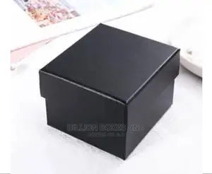 Black Empty Wrist Watch Boxes With Inner Pillow
