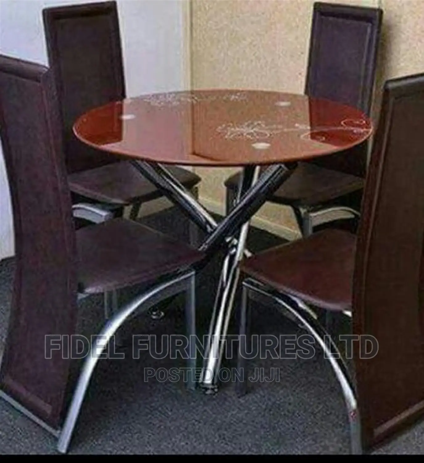 Original Glass 4seaters Dining Table
