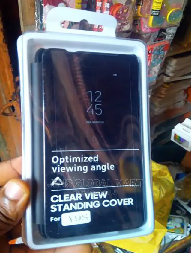 Clear View Protective Flip Case for Huawei Y9s