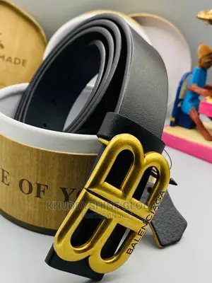 Designer Original Leather Balenciaga Belt