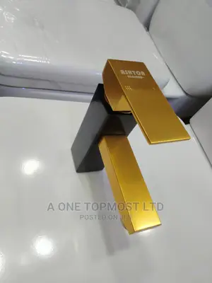 Basin Mixers Black and Gold