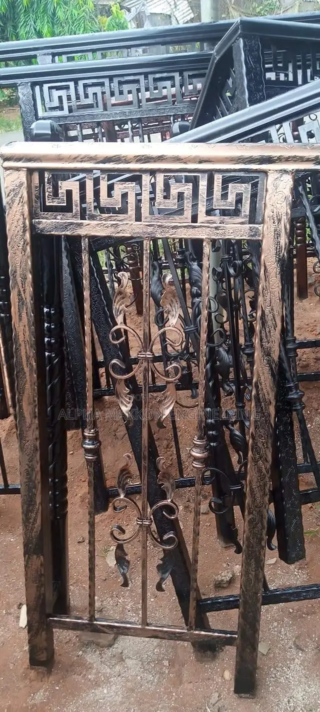 Rot Iron and Stainless Handrails